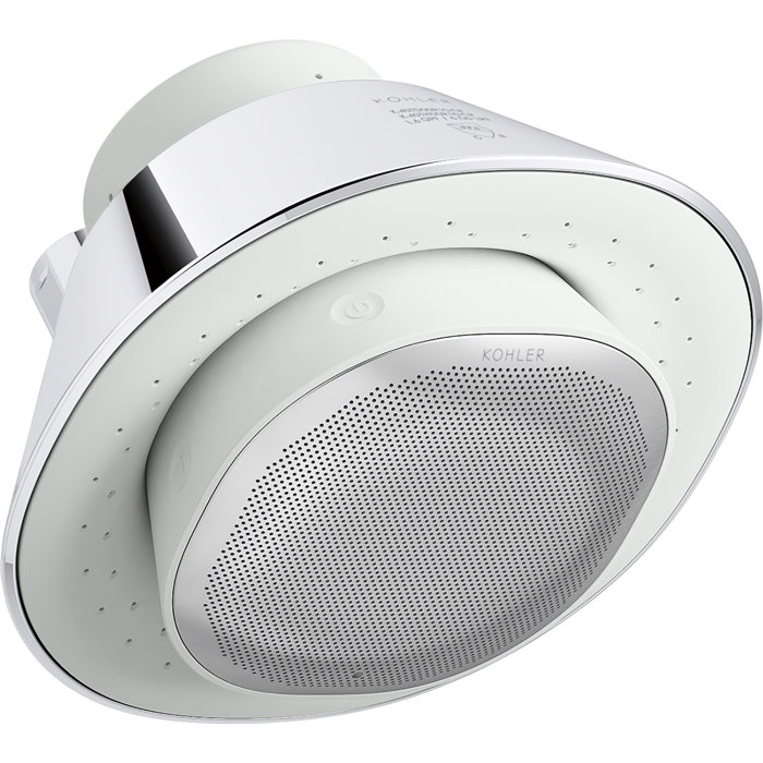 Kohler Moxie Shower Head with Waterproof Speaker Featuring Bluetooth Wireless Technology and